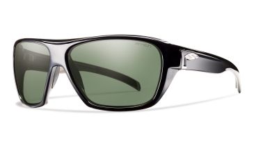 Image of Smith Optics Chief Sunglasses - Black Frame, Polarized Gray Green Lenses CFGPGYBK