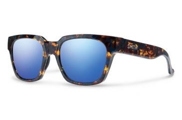 Image of Smith Optics Comstock Single Vision Prescription Sunglasses, Flecked Blue Tortoise Frame, CMPCBMFBTSV