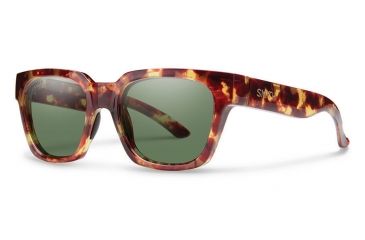 Image of Smith Optics Comstock Single Vision Prescription Sunglasses, Yellow Tortoise Frame, Polarized, CMCPGNYTSV