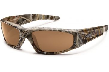 Image of Smith Optics Elite Hudson Tactical Sunglasses, Realtree Max 4, Polar Brown HUTPPBRMX4