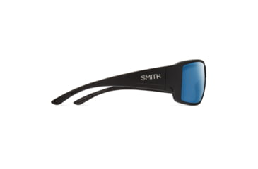 Image of Smith Optics Guides Choice Sunglasses, ChromaPop Glass Polarized Blue Mirror Lens, Matte Black Frame, 20494700362QG