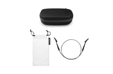 Image of Smith Optics Guides Choice Sunglasses, ChromaPop Glass Polarized Blue Mirror Lens, Matte Black Frame, 20494700362QG