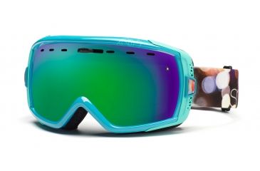 Image of Smith Heiress Goggles, Ultramarine Night Out, Green Sol X Mirror HR6NXTN11