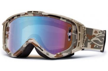 Image of Smith Optics Intake Graphic MotoSport Goggles - Khamo frame, Sensor Mirror lens