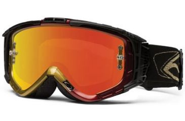 Image of Smith Intake Sweat-X Goggles Burgundy-Gold, Red Mirror Lenses IX1DMDG9
