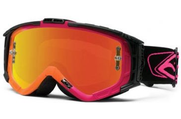Image of Smith Optics Intake Sweat-X Goggles Pink-Orange, Red Mirror Lenses IX1DMPO9