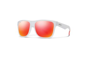 Image of Smith Optics Lowdown Xl Single Vision Prescription Sunglasses, Matte Crystal Red Frame, LXCMDMMCRDSV