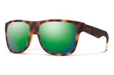 Image of Smith Optics Lowdown Xl Single Vision Prescription Sunglasses, Matte Tortoise Neon Frame, LXCMGMMTNSV