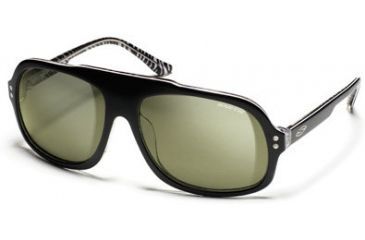 Image of Smith Optics Nolte Sunglasses - Black / Zebra frames, Gray-Green lenses