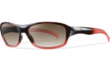 Image of Smith Optics Prospect Sunglasses, Black Cherry Fade/Brown Gradient Carbonic TLT Lenses HYPCBRGBCF