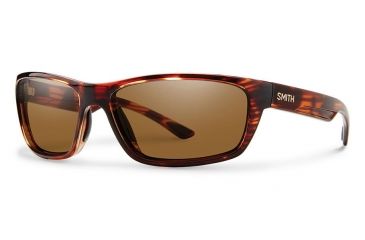 Image of Smith Optics Ridgewell Single Vision Prescription Sunglasses, Tortoise Frame, Polarized, RICPBRTTSV