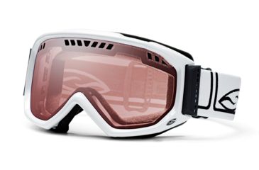 Image of Smith Optics Scope Pro Snow Goggles - White foundation Frame, Ignitor Mirror Lens