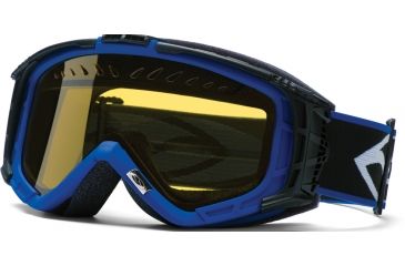 Image of Smith Optics Snow Intake Goggles - Blue w/ Yellow Dual Airflow AFC Lens IT3ABLSM10