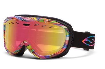 Image of Smith Optics Womens Cadence Snow Goggles - Prankster Frame w/ Red Sensor and RC36 Lens CD4RZPR13