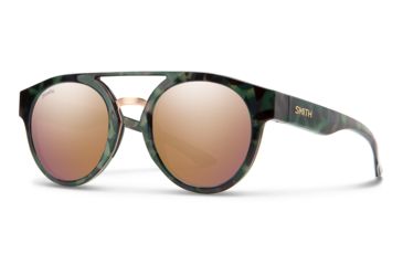 Image of Smith Range Sunglasses, Camo Tort Frame, Chromapop Rose Gold Lens, 201270PHW509V