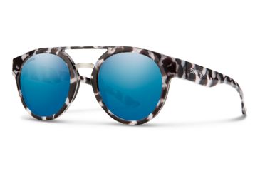 Image of Smith Range Sunglasses - Womens, Choco Tort Frame, Chromapop Blue Mirror Lens, 201270ACI50ZI