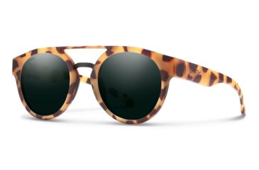 Image of Smith Range Sunglasses - Womens, Matte Honey Tort Frame, Chromapop Polarized Black Lens, 2012702MN50E3
