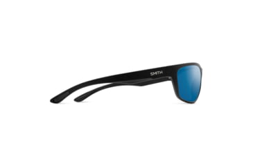 Image of Smith Redding Sunglasses, Matte Black Frame, ChromaPop Glass Polarized Blue Mirror Lens, 20234300362QG