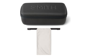 Image of Smith Redding Sunglasses, Matte Black Frame, ChromaPop Glass Polarized Blue Mirror Lens, 20234300362QG