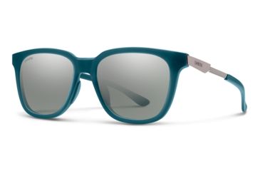 Image of Smith Roam Sunglasses, Matte Crystal Forest Frame, Chromapop Platinum Mirror Lens, 201264DLD53OP