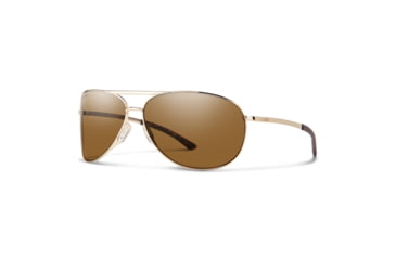 Image of Smith Serpico 2 Sunglasses, Gold Frame, Polarized Brown Lens, 200284J5G65SP