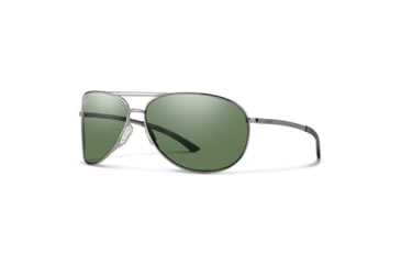 Image of Smith Serpico 2 Sunglasses, Gunmetal Frame, Polarized Gray Green Lens, 200284KJ165M9