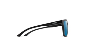 Image of Smith Shoutout Sunglasses, Matte Black Frame, ChromaPop Polarized Blue Mirror Lens, 20230200357QG