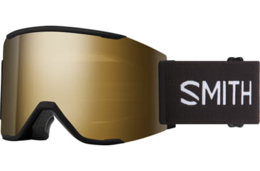 Image of Smith Squad Mag Goggle, ChromaPop Sun Black Gold Mirror, Black, M007560JX99MN