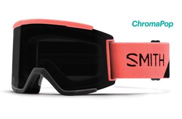 Image of Smith Squad XL ChromaPop Goggles Men's, Sunburst Split/ChromaPop Sun Black SQX2CPBSKB18