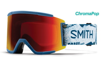 Image of Smith Squad XL ChromaPop Goggles Men's, Kindred/ChromaPop Sun Red Mirror SQX2CPRKND18