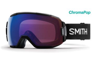 Image of Smith Vice Spherical ChromaPop Goggles Men's, Black/ChromaPop Storm Rose Flash, Asian Fit VC6CPCBK18-GA