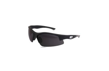 Image of Smith &amp; Wesson Super Cobra Shooting Glasses, Black Rubberized/Smoke, 110169