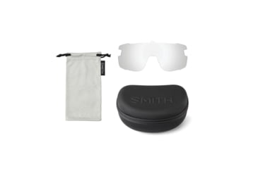 Image of Smith Wildcat Sunglasses, White Frame, ChromaPop Violet Mirror Lens, 2015160BK99DI