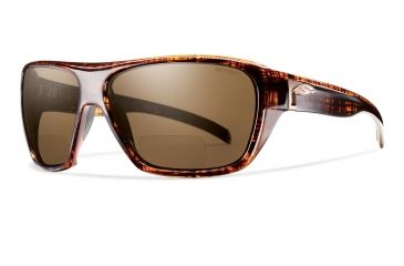 Image of Smith Optics Chief +2.00 Sunglasses - Brown Linen Frame w/ Polarized Brown Lens CFBRBR200