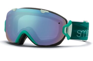 Image of Smith Optics I/OS Snow Goggles - Jade Omega Frame w/ Blue Sensor and Ignitor Lens IS7ZJO13