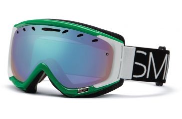 Image of Smith Optics Phenom Snow Goggles - Kelly Blockhead Frame w/ Blue Sensor Lens PH6ZKB13