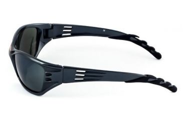 Image of Sos Wraps / Hurricane Sunglasses, Frame - Tr90 Aluminum Gunmetal, Lens - Pc Decenter G15-fm