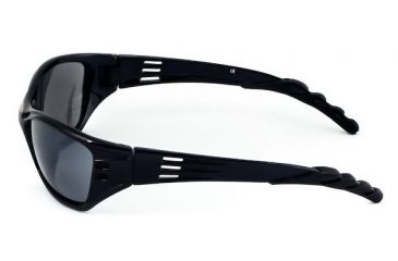 Image of Sos Wraps / Hurricane Sunglasses, Frame - Tr90 Black, Lens - Pc Decenter Smoke-fm