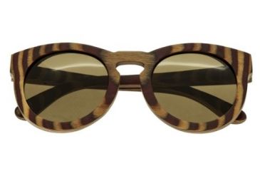 Image of Spectrum Sunglasses Dorian S128BN Sunglasses, Cherry Zebra Frame, Brown Lens SSGS128BN