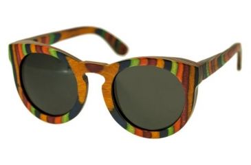Image of Spectrum Sunglasses Kekai S125bk Sunglasses, Multi Frame, Black Lens SSGS125BK