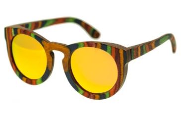 Image of Spectrum Sunglasses Kekai S125rd Sunglasses, Multi Frame, Red Lens SSGS125RD