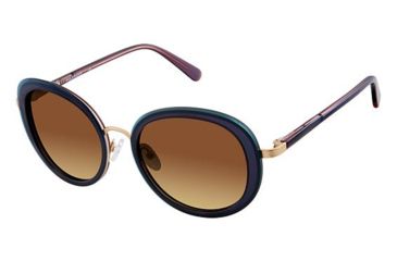 Image of Sperry Top-Sider ALOHA Sunglasses - Frame DEEP TEAL, Lens Color Brown Gradient, Size 52/18mm SPALOHA02