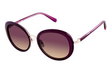 Image of Sperry Top-Sider ALOHA Sunglasses - Frame EGGPLANT, Lens Color Rose Gradient, Size 52/18mm SPALOHA03