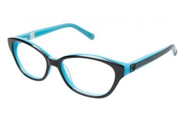 Image of Sperry Top-Sider Avon Eyeglass Frames - Frame Black/Turquoise, Size 54/15mm SPAVON01