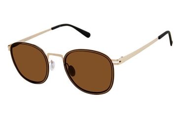 Image of Sperry Top-Sider EXETER Sunglasses - Frame TRANS BROWN, Lens Color Dark Brown, Size 49/22mm SPEXETER02