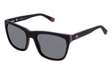 Image of Sperry Top-Sider Fishers Island Bifocal Prescription Sunglasses SPFISHERSISLAND01 - Frame Color Black / Red