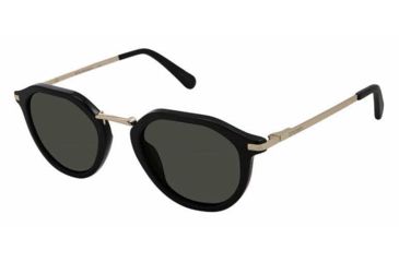 Image of Sperry Top-Sider GALWAY Sunglasses - Frame BLACK/GOLD, Lens Color G-15, Size 49/22mm SPGALWAY01