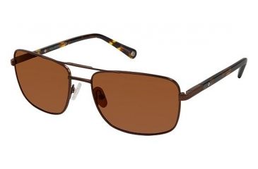 Image of Sperry Top-Sider JAMESTOWN Single Vision Prescription Sunglasses SPJAMESTOWN02 - Frame Color Mt Brown / Tort