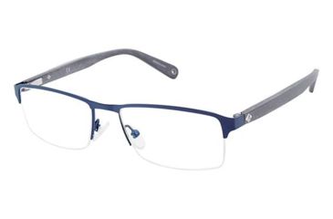 Image of Sperry Top-Sider Peaks Point Progressive Prescription Eyeglasses - Frame MT NAVY / GREY SPPEAKSPOINT03