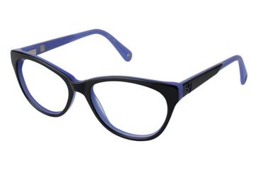 Image of Sperry Top-Sider Pensacola Progressive Prescription Eyeglasses - Frame BLACK/PURPLE SPPENSACOLA01